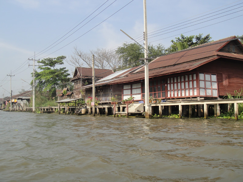 тайская деревня на воде