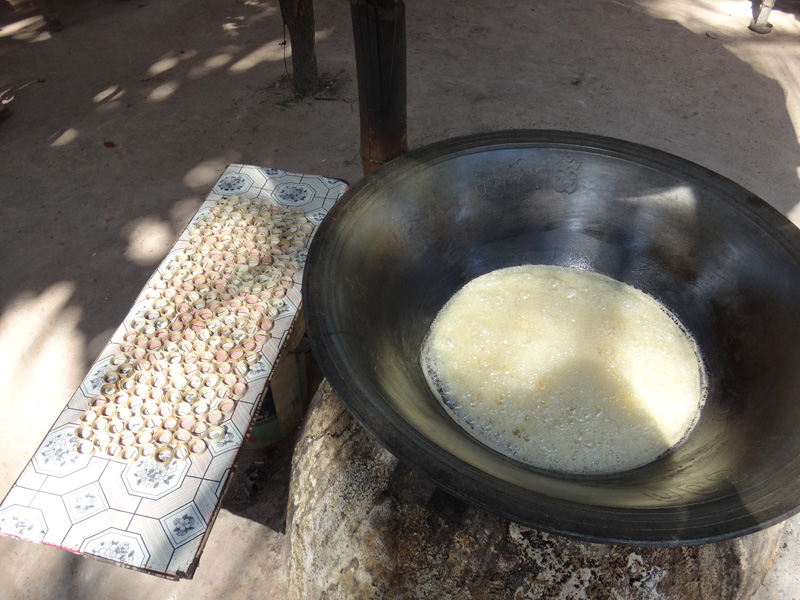 приготовление камбоджийского сахара
