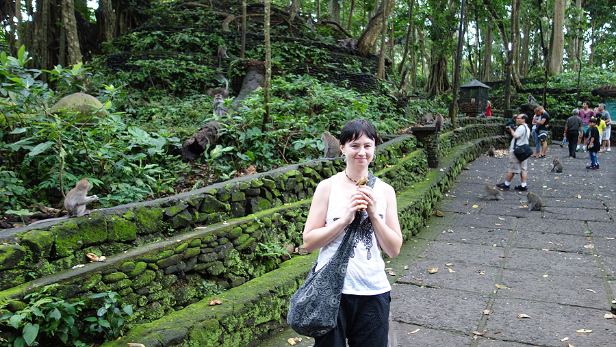 Парк обезьян Бали