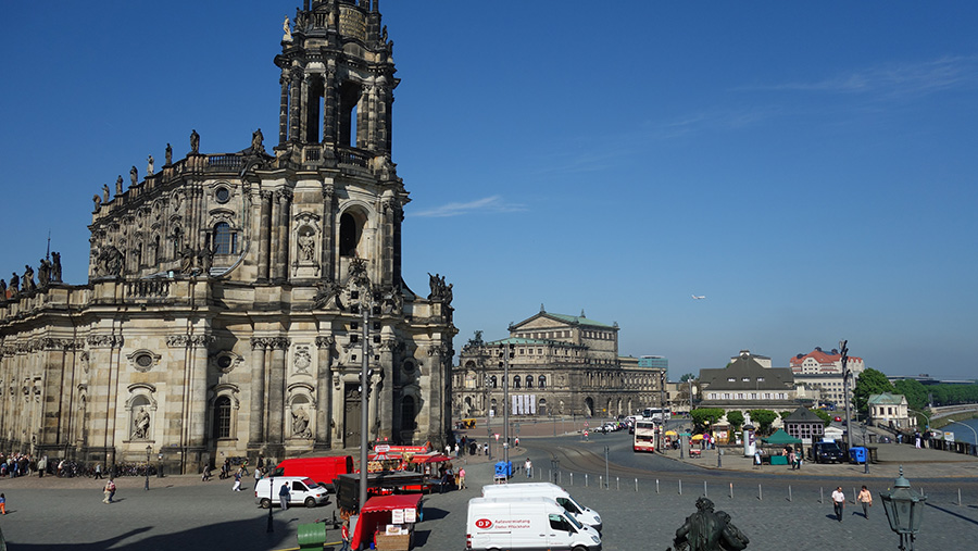 Дрезден старый город