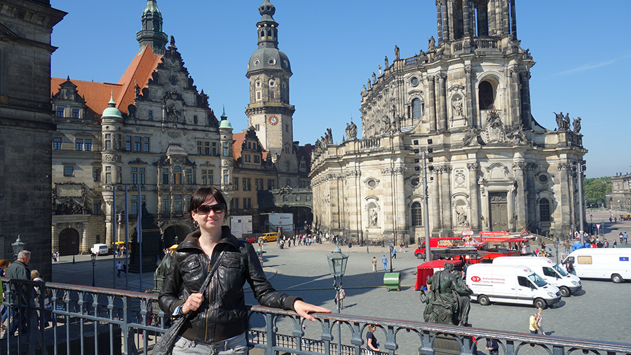 Я в Дрездене