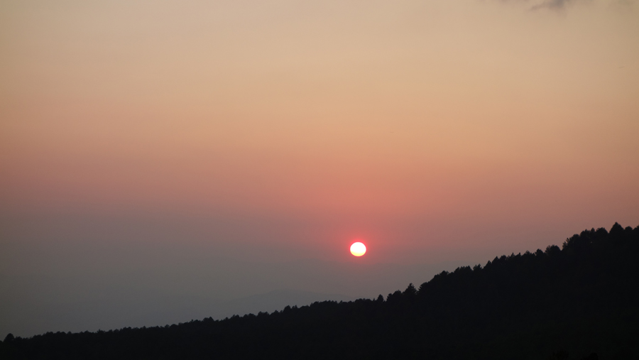 закат солнца в Италии