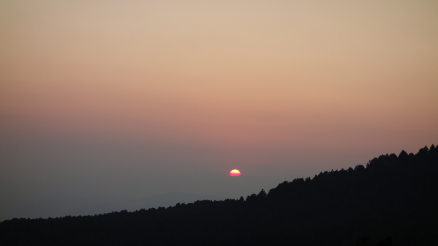 закат солнца на Сицилии