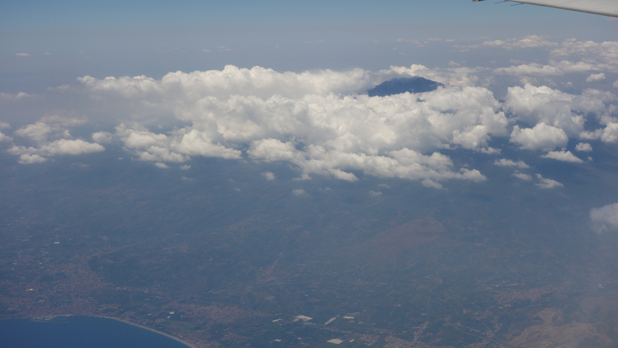 вулкан Этна вид сверху