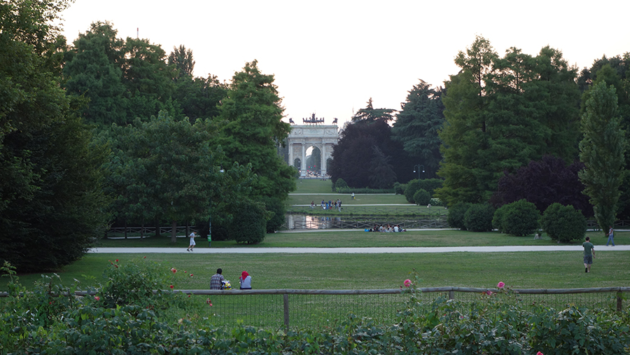 парк в Милане