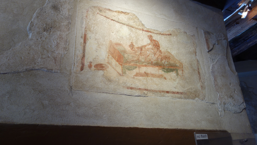 рисунки в лупанарии в Помпеях
