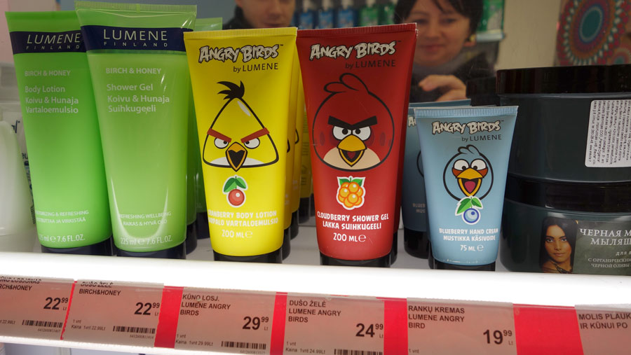 крема Angry Birds