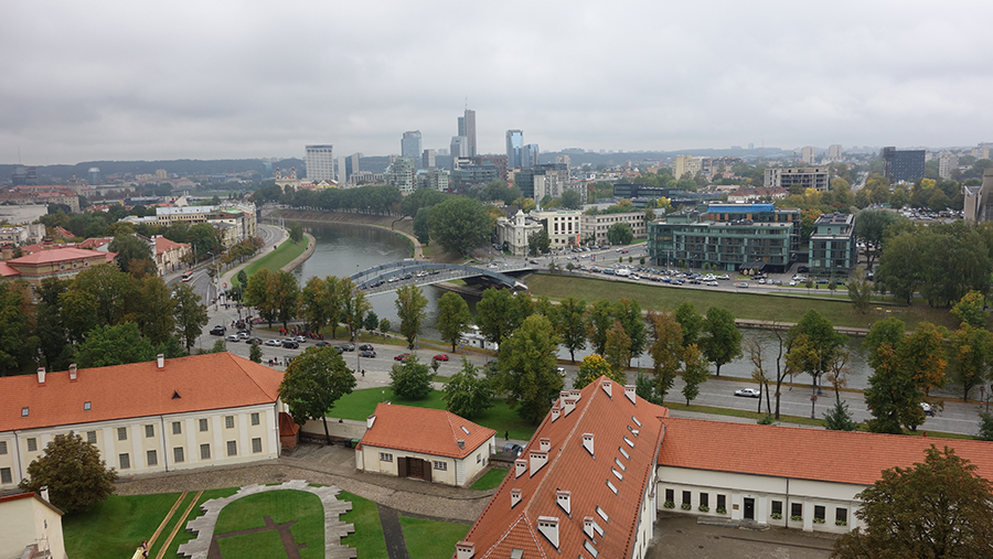 панорама Вильнюса