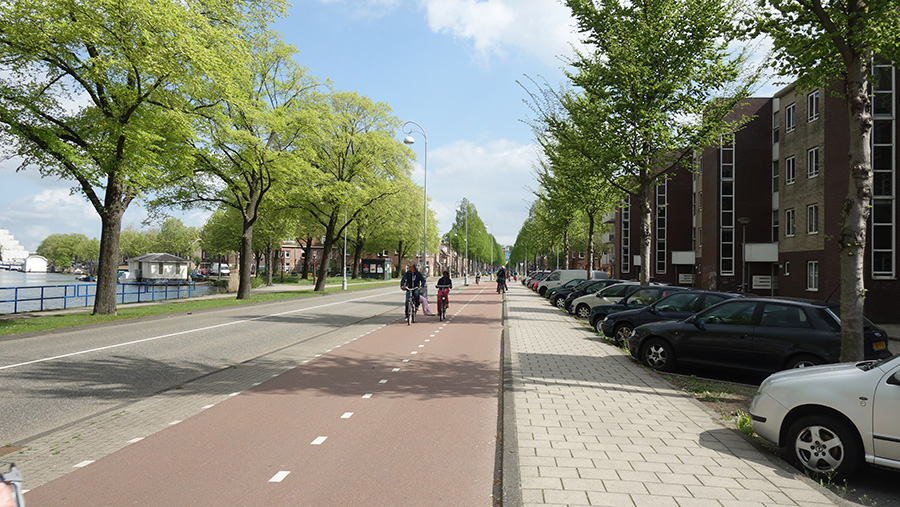 катание на велосипеде под Амстердамом