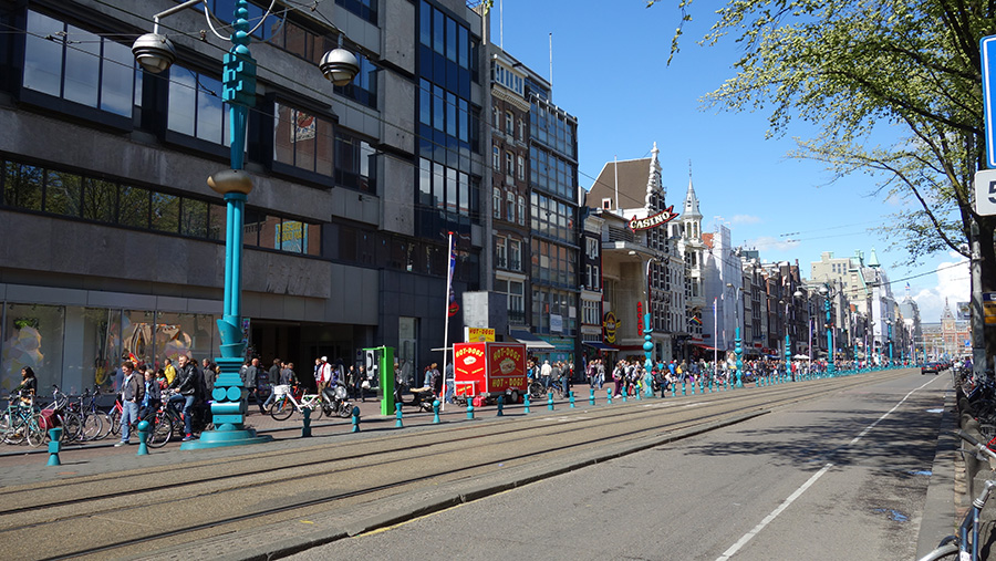трамвайные пути Амстердам
