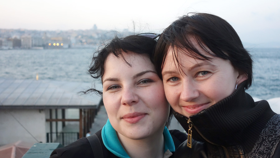 Аня и Настя в Стамбуле