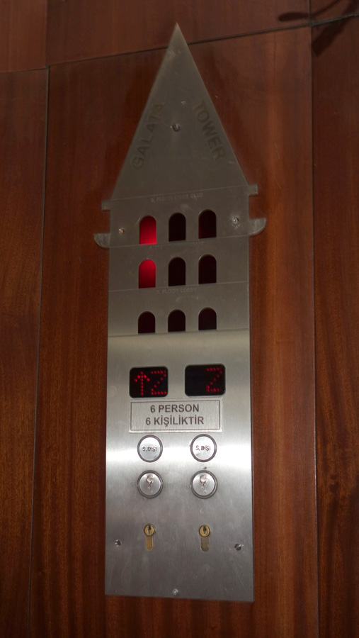 лифт в Галатской башне