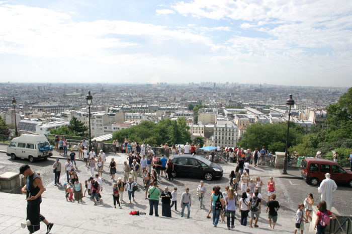 панорама парижа