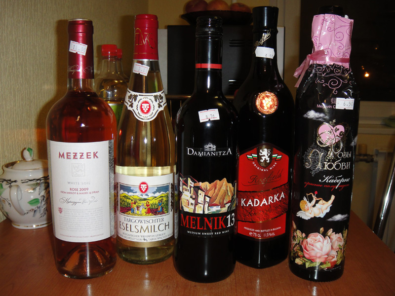 болгарские вина
