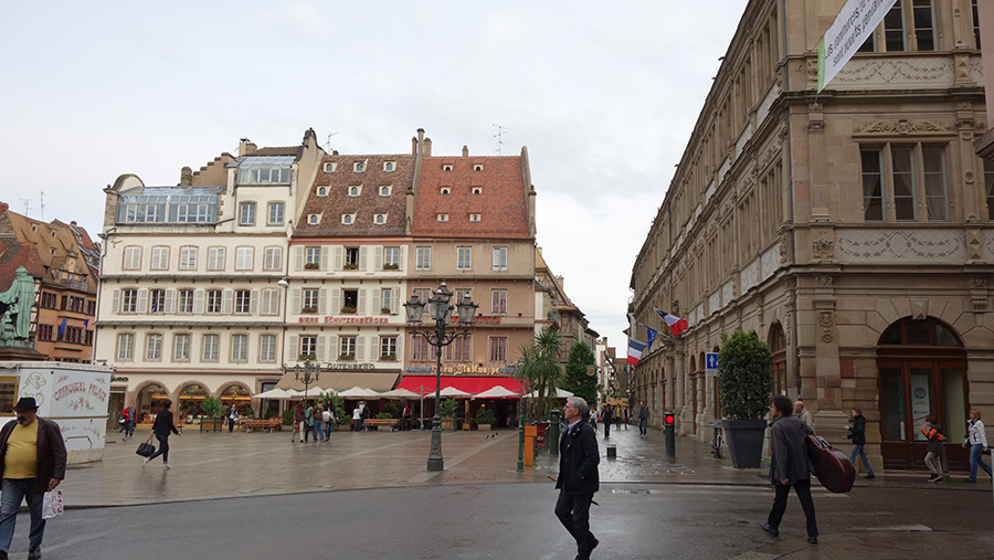 площадь в Страсбурге