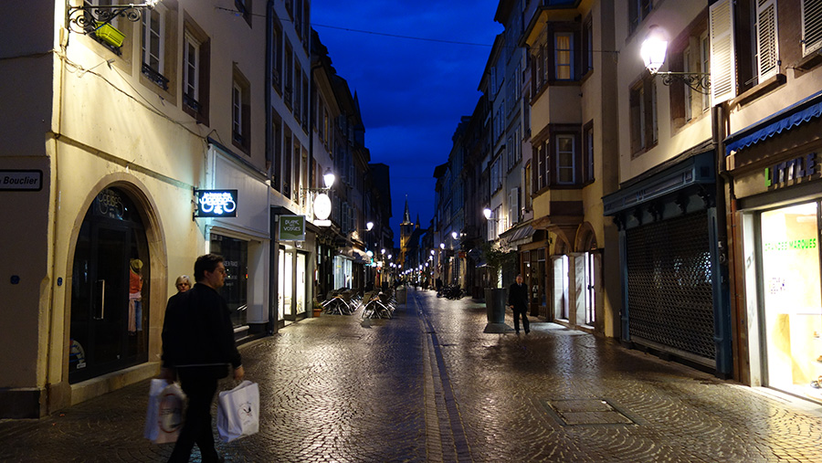 вечерний Страсбург
