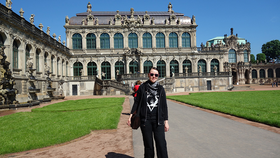 Ольга в Дрездене