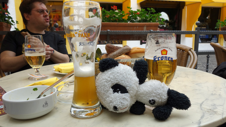 пьяная панда в Германии