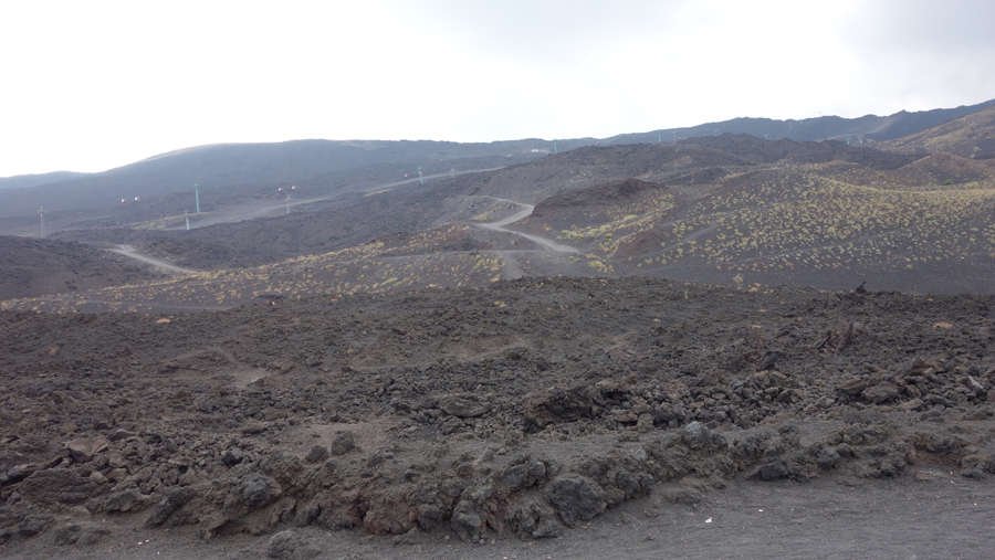 подъемник на вулкан Этна