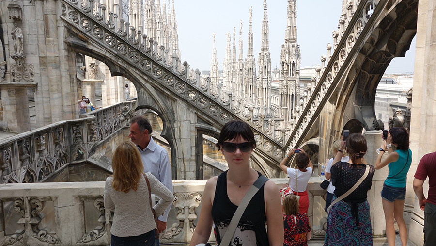 экскурсия на крышу Миланского собора