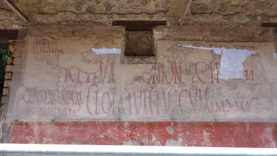 надписи Помпеи