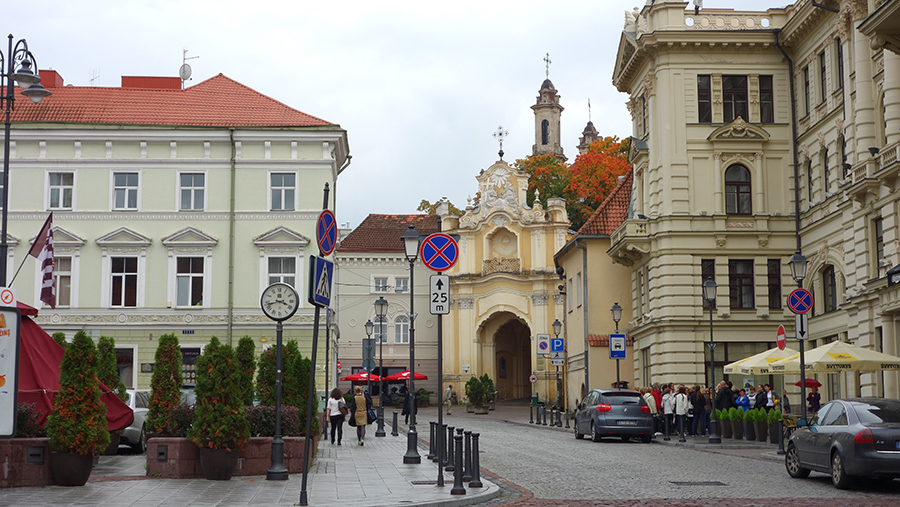старый город в Вильнюсе