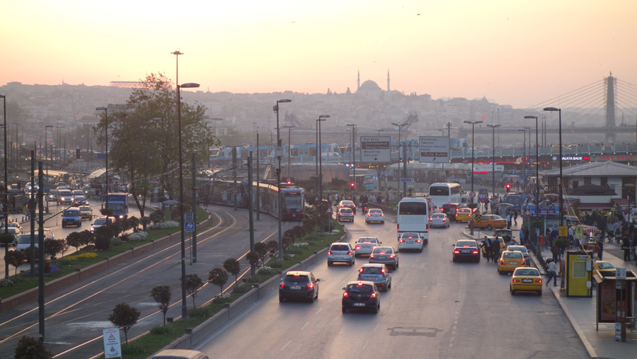 дороги в Стамбуле