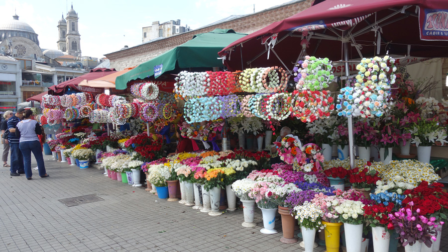цветы в Стамбуле